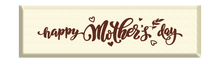 Load image into Gallery viewer, Foodecor Mother's Day Decorative Transfer Mould Bar Shape, (Pack of 2)- BV 3250