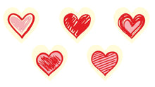Load image into Gallery viewer, Foodecor Heart Shape Design Decorative Transfer Mould (Pack of 2)- BV 3302