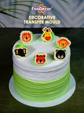 Load image into Gallery viewer, Foodecor Jungle Theme Decorative Transfer Mould, (Pack of 2) - BV 3241