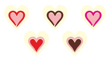 Load image into Gallery viewer, Foodecor Heart Shape Design Decorative Transfer Mould (Pack of 2)- BV 3301