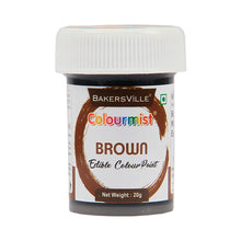 Load image into Gallery viewer, Colourmist Edible Colour Paint ( Brown ), 20g | Food Paint Colour For Cake / Icing / Fondant / Craft | 20g

