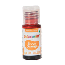 Load image into Gallery viewer, Colourmist Soft Gel Paste Food Color, (Neon Orange), 20g | Edible Gel Colour For Fondant / Dessert / Baking |