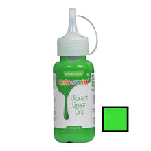 Load image into Gallery viewer, Colourmist Cake Decorating Drip ( Vibrant Green ), Edible Vibrant Colour Drip ( Green ), 100 gm