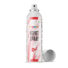 Load image into Gallery viewer, Colourmist Velvet Spray ( Red ), 100ml | Premium Cocoa Velvet Butter Spray Color for Frozen Dessets & Cakes | ( Red ) | 100ml
