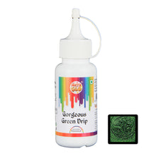 Load image into Gallery viewer, MetaGlo Cake Decorating Drip "Gorgeous Green" Edible Sparkling Drip ( Green ), 100 gm