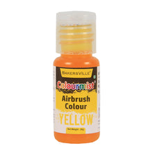Load image into Gallery viewer, Colourmist Edible Concentrated Vibrant Airbrush Colour (YELLOW), 20g  | Airbrush Colour For Cakes, Chocolate, Fondant, Icing and more | YELLOW, 20g
