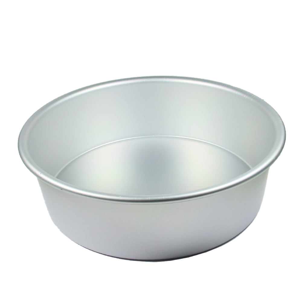 FineDecor Premium Aluminium Cake Pan/Mould, Round Shape (10 inch diameter * 3 inch height), FD 3019