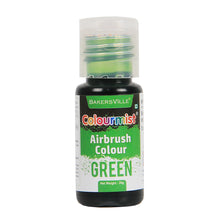 Load image into Gallery viewer, Colourmist Edible Concentrated Vibrant Airbrush Colour (GREEN), 20g | Airbrush Colour For Cakes, Choclate, Fondant, Icing and more | GREEN, 20g