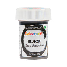 Load image into Gallery viewer, Colourmist Edible Colour Paint ( Black ), 20g | Food Paint Colour For Cake / Icing / Fondant / Craft | 20g