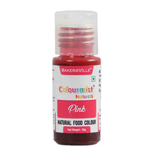 Load image into Gallery viewer, Colourmist Natural Edible Food Colour, (Pink), 20g | Natural Food Colour For Cream / Icing / Cake / Frosting / Dessert/ Milkshake / Baking |