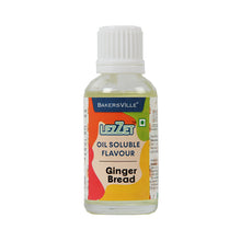 Load image into Gallery viewer, Lezzet Premium Concentrated Oil Soluble Flavour Essence (Ginger Bread) for Chocolate, Cake, Candy, Cookies, IceCream, Dessert | Sugar-Free | 30ml