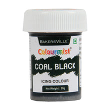 Load image into Gallery viewer, Colourmist Edible Icing Color ( Coal Black ), 20g | Food Colour For Cake Batter, Icing, Buttercream Frosting, Royal Icing | 20g
