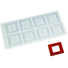 Load image into Gallery viewer, FineDecor Hollow Square Shape Chocolate Garnishing Sheet For Chocolate And Cake Decoration (8 Cavity),FD 3355