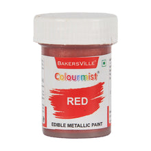 Load image into Gallery viewer, Colourmist Edible Metallic Paint (Red), For Cake / Icing / Fondant / Craft, 20g
