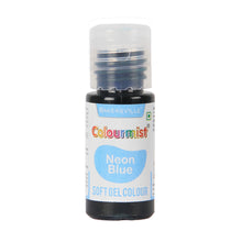 Load image into Gallery viewer, Colourmist Soft Gel Paste Food Color, (Neon Blue), 20g | Edible Gel Colour For Fondant / Dessert / Baking |