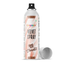Load image into Gallery viewer, Colourmist Velvet Spray ( Milk Chocolate ), 400ml | Premium Cocoa Velvet Butter Spray Color for Frozen Dessets & Cakes | ( Milk Chocolate ) | 400ml