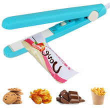 Load image into Gallery viewer, FineDecor Portable Multi Functional Hand Press Plastic Mini Heat Sealing Machine Sealer for Food Saver Storage Plastic Bags, FD 2989