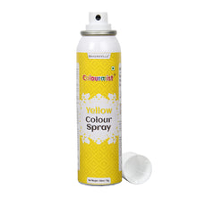 Load image into Gallery viewer, Colourmist Premium Colour Spray (Yellow), 100ml | Cake Decorating Spray Colour for Cakes, Cookies, Cupcakes Or Any Consumable For A Dazzling Effect
