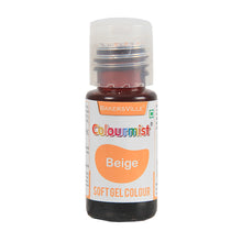 Load image into Gallery viewer, Colourmist Soft Gel Paste Food Color, ( Beige ), 20g | Edible Gel Colour For Fondant / Dessert / Baking |