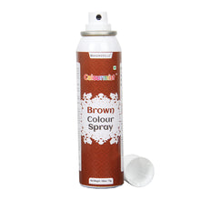 Load image into Gallery viewer, Colourmist Premium Colour Spray (Brown), 100ml | Cake Decorating Spray Colour for Cakes, Cookies, Cupcakes Or Any Consumable For A Dazzling Effect
