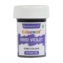Load image into Gallery viewer, Colourmist Edible Icing Color ( Vivid Violet ), 20g | Food Colour For Cake Batter, Icing, Buttercream Frosting, Royal Icing | 20g