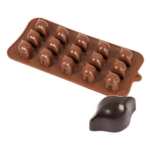 Load image into Gallery viewer, FineDecor Silicone Mould Mould | Candy Mould | Jelly Mould | Baking Silicon Bakeware Mold | Soap Wax Flexible Baking Mould (15 Cavity) - FD 3522