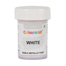 Load image into Gallery viewer, Colourmist Edible Metallic Paint (White), For Cake / Icing / Fondant / Craft, 20g
