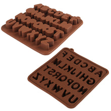 Load image into Gallery viewer, FineDecor Silicone Chocolate Mould Alphabetic Chocolate / Chocolate Alphabet Candy Mold Ice Cube Tray - FD 3437