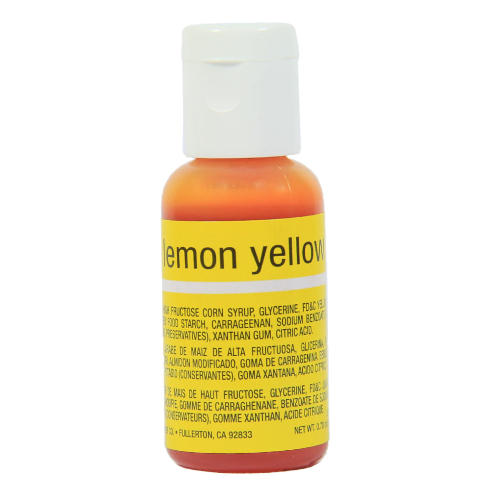 Chefmaster Liqua- Gel, Lemon Yellow, 20 ml