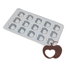 Load image into Gallery viewer, FineDecor Love Apple Pattern Silicone Chocolate Garnishing Mould (15 Cavity), Apple Shape Garnishing Sheet For Chocolate &amp; Cake Decoration FD 3509
