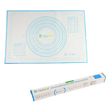 Load image into Gallery viewer, FineDecor Dough Measurement Mat (23.63*15.75inch)/(60*40cm), Reusable Non-Stick Silicone Rolling Mat for Cookies, Macarons, Bread (Large) - FD 3393
