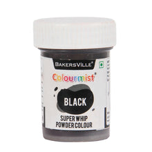 Load image into Gallery viewer, Colourmist Super Whip Edible Powder Colour, (Black), 5g | Powder Colour For Cream / Icing / Fondant / Frosting / Dessert / Baking |