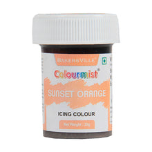 Load image into Gallery viewer, Colourmist Edible Icing Color ( Sunset Orange ), 20g | Food Colour For Cake Batter, Icing, Buttercream Frosting, Royal Icing | 20g
