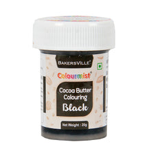 Load image into Gallery viewer, Colourmist Edible Cocoa Butter Colouring ( Black ), 20g | Cocoa Butter Color For Chocolate, Icing, Airbrush, Gum paste | Black, 20g