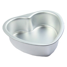 Load image into Gallery viewer, FineDecor Premium Aluminium Cake Pan/Mould, Heart Shape (5 inch diameter * 1.5 inch height), FD 3021