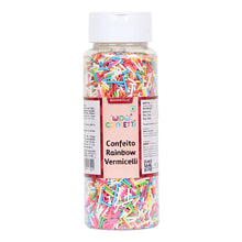 Load image into Gallery viewer, Bakersville Combo Of Wow Confetti Confeito Rainbow Vermicelli 125g, Chocoville Chocolate Syrup 200g