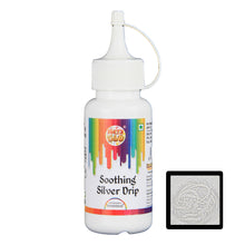 Load image into Gallery viewer, MetaGlo Cake Decorating Drip &quot;Soothing Silver&quot; Edible Sparkling Drip ( Silver ), 100 gm
