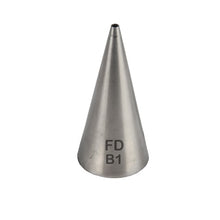 Load image into Gallery viewer, FineDecor Large Piping Tip, Stainless Steel Icing Piping Nozzle Tip, Cake Decorating Tools Cream Puff Decor Pastry Icing Tool for Baker, 1psc (B1)