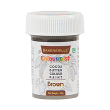 Load image into Gallery viewer, Colourmist Edible Cocoa Butter Colour Paint ( Brown ), 20g | Cocoa Butter Color Paint For Chocolate, Icing, Airbrush, Gumpaste | Brown, 20g
