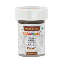 Load image into Gallery viewer, Colourmist Edible Cocoa Butter Colour Paint ( Brown ), 20g | Cocoa Butter Color Paint For Chocolate, Icing, Airbrush, Gumpaste | Brown, 20g
