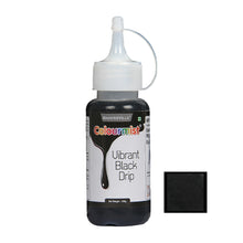 Load image into Gallery viewer, Colourmist Cake Decorating Drip ( Vibrant Black ), Edible Vibrant Colour Drip ( Black ), 100 gm