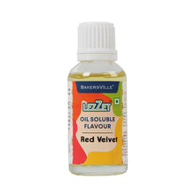 Load image into Gallery viewer, Lezzet Premium Concentrated Oil Soluble Flavour Essence (Red Velvet) for Chocolate, Cake Making, Candy, Cookies, Ice Creams, Desserts | 30ml