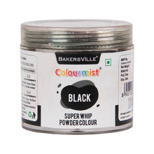 Load image into Gallery viewer, Colourmist Super Whip Edible Powder Colour, (Black), 30g | Powder Colour For Cream / Icing / Fondant / Frosting / Dessert / Baking |