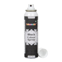 Load image into Gallery viewer, Colourmist Premium Colour Spray (Black), 100ml | Cake Decorating Spray Colour for Cakes, Cookies, Cupcakes Or Any Consumable For A Dazzling Effect