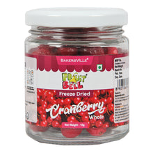 Load image into Gallery viewer, Fruitbell Freeze Dried Whole Cranberry, 10g