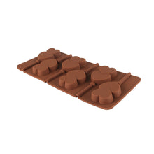 Load image into Gallery viewer, Finedecor Silicone Double Heart Lollipop Mould - FD 3161, (6 Cavities)