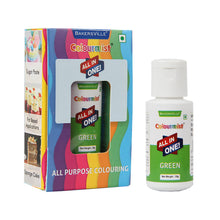 Load image into Gallery viewer, Colourmist All In One Food Colour (Green), 30g | Multipurpose Concentrated Food Color for Chocolates, Icing, Sweets, Fondant &amp; for All Food Products
