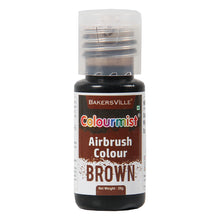 Load image into Gallery viewer, Colourmist Edible Concentrated Vibrant Airbrush Colour (BROWN), 20g | Airbrush Colour For Cakes, Choclate, Fondant, Icing and more | BROWN, 20g