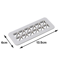 Load image into Gallery viewer, FineDecor Crossed Square Cookie Cutter Set / Fondant Embosser & Cutter - Geometric Cutter Set Half Square Shape, FD 3366