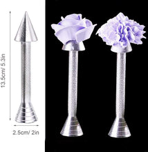 Load image into Gallery viewer, FineDecor Suger Craft Flower Lifter & Flower Nail Combo, Durable for Cake Decorating for Sugar Paste & Chocolate (FD 2939 & FD 3211)
